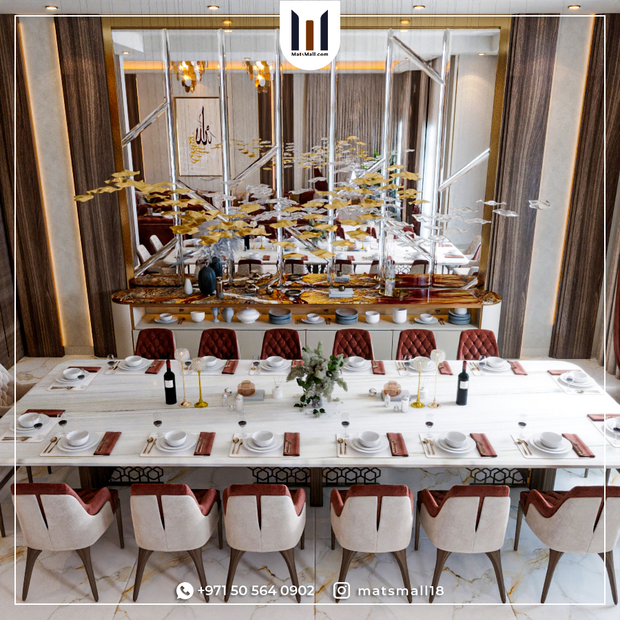 شركة تصميم غرف طعام في الشارقة لمسة من الأناقة والجمال