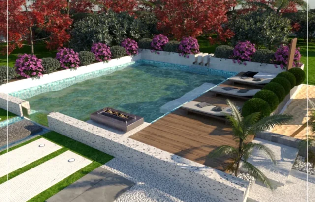Home swimming pool design in Abu Dhabi