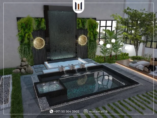 Home swimming pool design in Sharjah