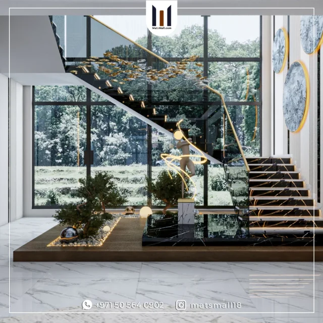 Interior Staircase Design in Ras Al Khaimah